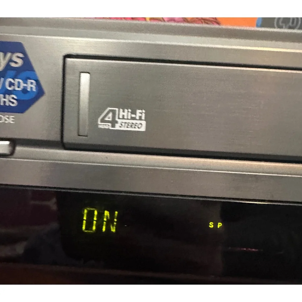 Samsung DVD-V1000 DVD VHS Combo Player VCR Hi-Fi Dual Deck Tested Powers On